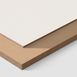 ЛМДФ Двусторонний Белый 0101 SM, 19мм, глубокой фрезеровки